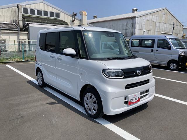 タントＸセレクション１４インチフルホイールキャップ　フルＬＥＤヘッドランプ　オート格納式カラードドアミラー　左側パワースライドドア　ＴＦＴカラーマルチインフォメーションディスプレイ　フルファブリックシート（静岡県）の中古車