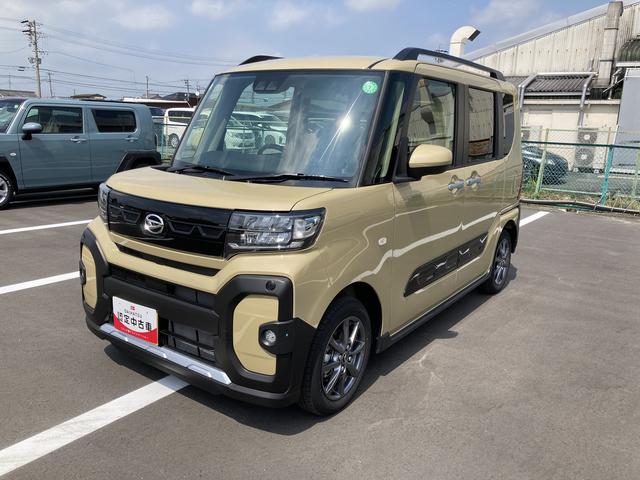 タントファンクロス１４インチアルミホイール　　フルＬＥＤヘッドランプ　オート格納式カラードドアミラー　両側パワースライドドア　キーフリーシステム　プッシュボタンスタート	オートエアコン（プッシュ式）（静岡県）の中古車
