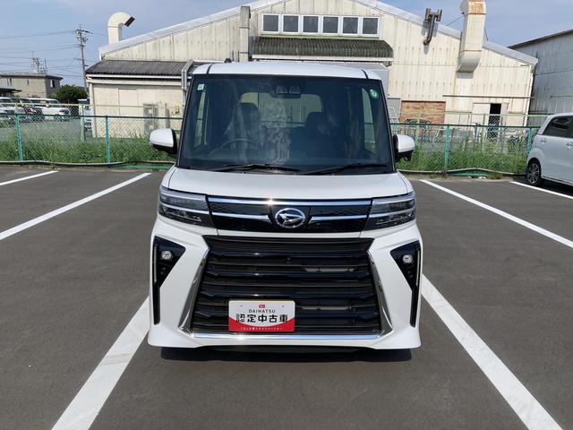 タントカスタムＸ１４インチアルミホイール　大型エアロバンパー　フルＬＥＤヘッドランプ　オート格納式カラードドアミラー　両側パワースライドドア　キーフリーシステム　プッシュボタンスタート（静岡県）の中古車