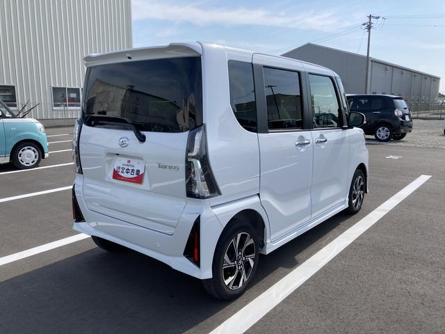 タントカスタムＸ１４インチアルミホイール　大型エアロバンパー　フルＬＥＤヘッドランプ　オート格納式カラードドアミラー　両側パワースライドドア　キーフリーシステム　プッシュボタンスタート（静岡県）の中古車
