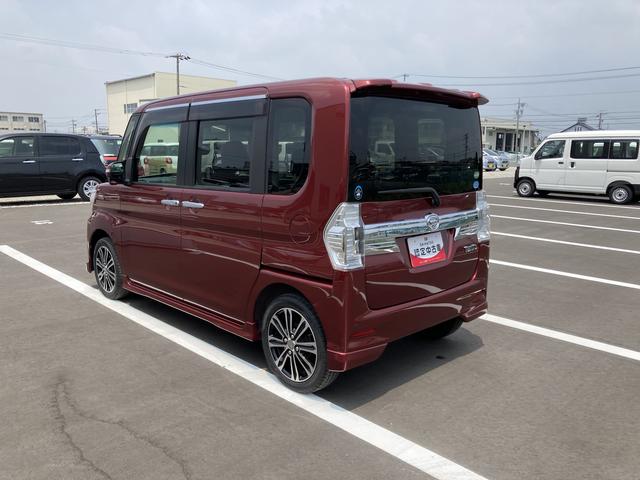 タントカスタムＲＳ　トップエディションＳＡII１５インチアルミホイール　大型エアロバンパー　ＬＥＤヘッドランプ　オート格納式カラードドアミラー　本革巻ステアリングホイール　両側パワースライドドア（静岡県）の中古車
