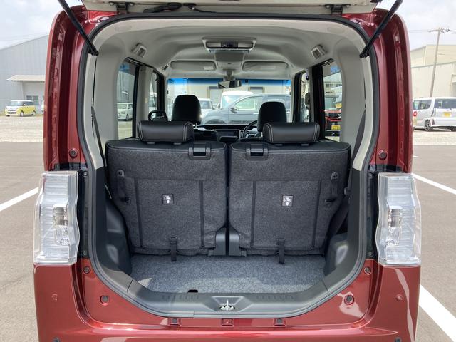 タントカスタムＲＳ　トップエディションＳＡII１５インチアルミホイール　大型エアロバンパー　ＬＥＤヘッドランプ　オート格納式カラードドアミラー　本革巻ステアリングホイール　両側パワースライドドア（静岡県）の中古車