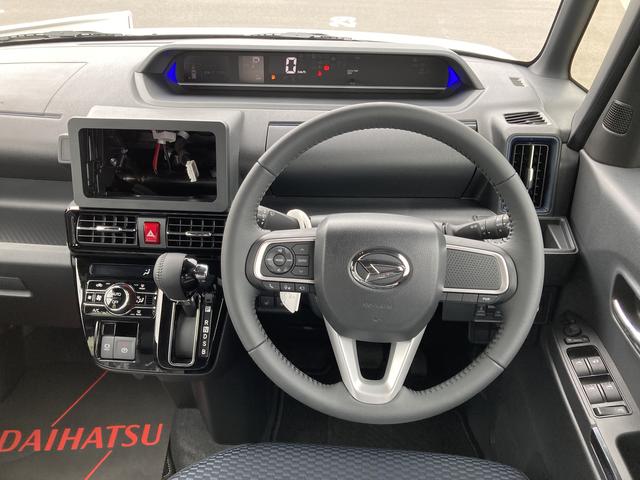 タントカスタムＲＳ１５インチアルミホイール　キーフリーシステム　プッシュボタンスタート　オートエアコン（プッシュ式）　フルＬＥＤヘッドランプ　オート格納式カラードドアミラー　本革巻ステアリングホイール（静岡県）の中古車