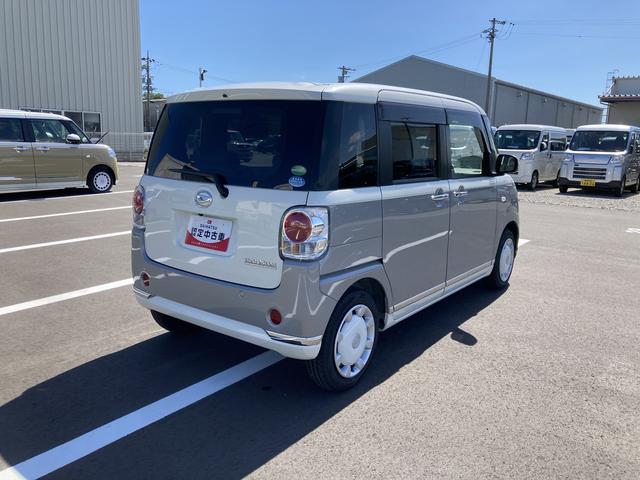 ムーヴキャンバスＸメイクアップリミテッド　ＳＡIII１４インチフルホイールキャップ　キーフリーシステム　両側パワースライドドア　オートエアコン（プッシュ式）　オートライト　置きラクボックス（静岡県）の中古車