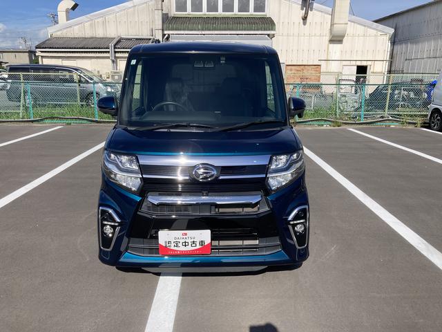 タントカスタムＲＳ１５インチアルミホイール　キーフリーシステム　プッシュボタンスタート　オートエアコン（プッシュ式）　フルＬＥＤヘッドランプ　オート格納式カラードドアミラー　本革巻ステアリングホイール（静岡県）の中古車