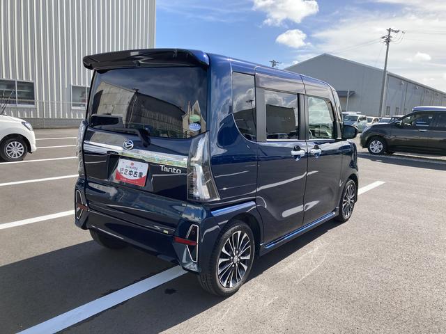 タントカスタムＲＳ１５インチアルミホイール　キーフリーシステム　プッシュボタンスタート　オートエアコン（プッシュ式）　フルＬＥＤヘッドランプ　オート格納式カラードドアミラー　本革巻ステアリングホイール（静岡県）の中古車