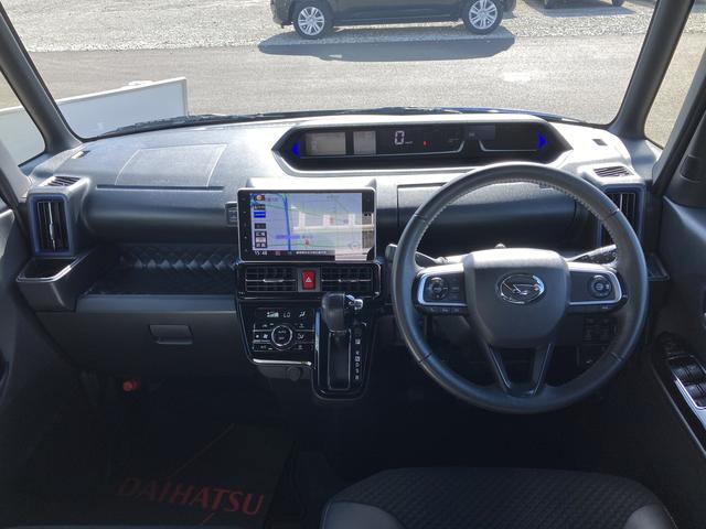 タントカスタムＲＳ１５インチアルミホイール　キーフリーシステム　プッシュボタンスタート　オートエアコン（プッシュ式）　フルＬＥＤヘッドランプ　オート格納式カラードドアミラー　本革巻ステアリングホイール（静岡県）の中古車