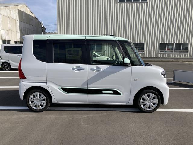 タントＸ１４インチフルホイールキャップ　フルＬＥＤヘッドランプ　オート格納式カラードドアミラー　左側パワースライドドア　ＴＦＴカラーマルチインフォメーションディスプレイ　フルファブリックシート（静岡県）の中古車