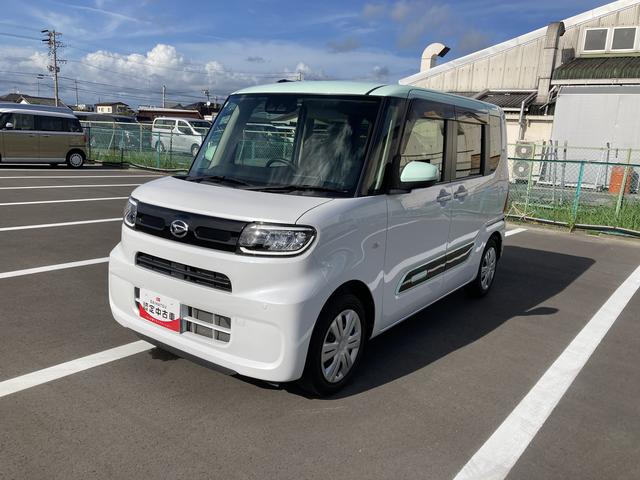 タントＸ１４インチフルホイールキャップ　フルＬＥＤヘッドランプ　オート格納式カラードドアミラー　左側パワースライドドア　ＴＦＴカラーマルチインフォメーションディスプレイ　フルファブリックシート（静岡県）の中古車