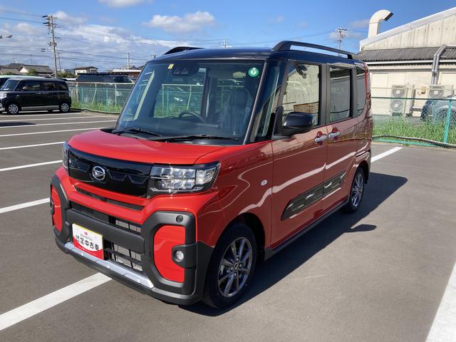 タントファンクロス１４インチアルミホイール　大型エアロバンパー　フルＬＥＤヘッドランプ　オート格納式カラードドアミラー　両側パワースライドドア　キーフリーシステム　プッシュボタンスタート（静岡県）の中古車