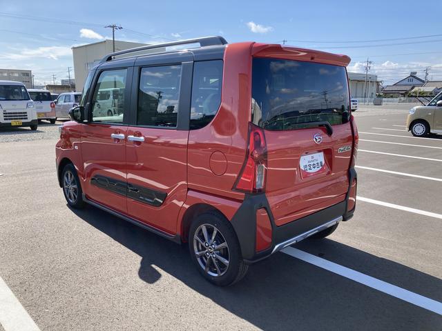 タントファンクロス１４インチアルミホイール　大型エアロバンパー　フルＬＥＤヘッドランプ　オート格納式カラードドアミラー　両側パワースライドドア　キーフリーシステム　プッシュボタンスタート（静岡県）の中古車