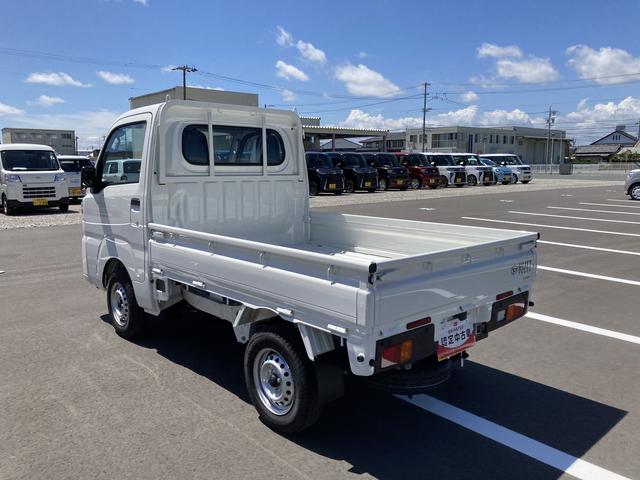 ハイゼットトラックスタンダード２ＷＤ　ＣＶＴ　スーパーＵＶＩＲカットガラス（フロントウィンドウ）　プリントレザーシート表皮　マニュアルエアコン　電動式パワーステアリング（静岡県）の中古車