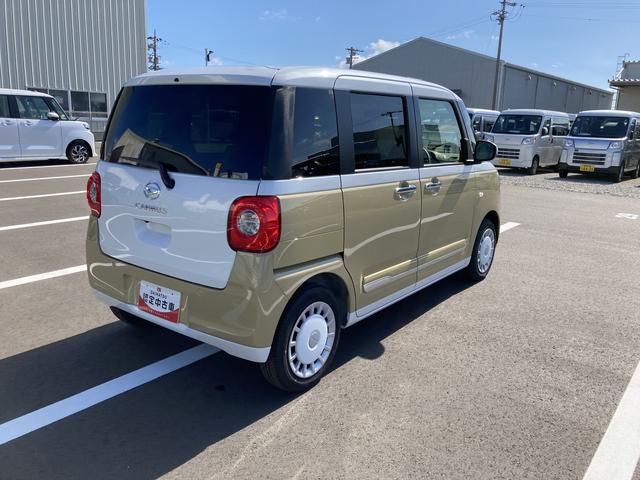 ムーヴキャンバスストライプスＧ１４インチフルホイールキャップ　ＬＥＤヘッドランプ　ＬＥＤフォグランプ　ホっとカップホルダー　両側パワースライドドア　キーフリーシステム　プッシュボタンスタート　ＵＶカットガラス（静岡県）の中古車
