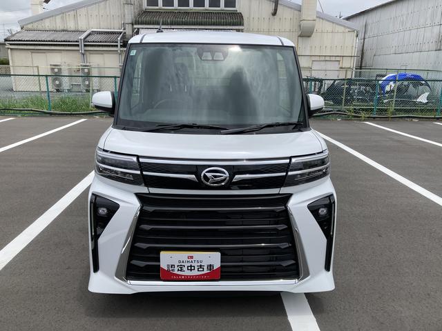 タントカスタムＸ１４インチアルミホイール　大型エアロバンパー　フルＬＥＤヘッドランプ　オート格納式カラードドアミラー　両側パワースライドドア　キーフリーシステム　プッシュボタンスタート（静岡県）の中古車