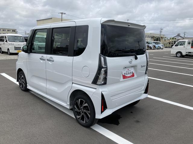 タントカスタムＸ１４インチアルミホイール　大型エアロバンパー　フルＬＥＤヘッドランプ　オート格納式カラードドアミラー　両側パワースライドドア　キーフリーシステム　プッシュボタンスタート（静岡県）の中古車