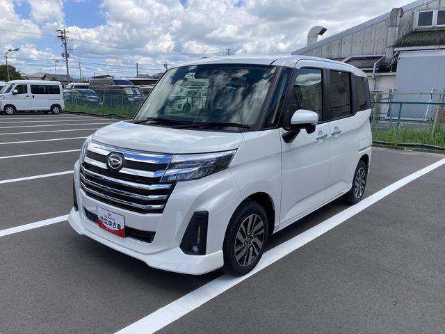 トールカスタムＧＬＥＤヘッドランプ　キーフリーシステム　プッシュボタンスタート　オートエアコン（プッシュ式）　両側パワースライドドア　マルチインフォメーションディスプレイ（静岡県）の中古車