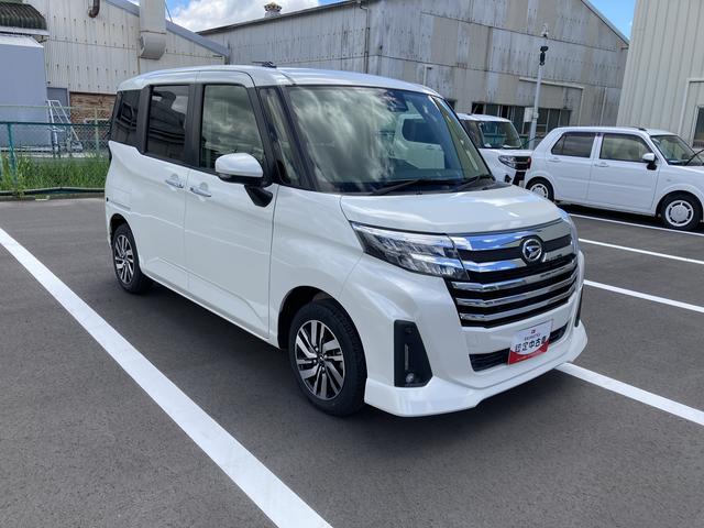 トールカスタムＧＬＥＤヘッドランプ　キーフリーシステム　プッシュボタンスタート　オートエアコン（プッシュ式）　両側パワースライドドア　マルチインフォメーションディスプレイ（静岡県）の中古車