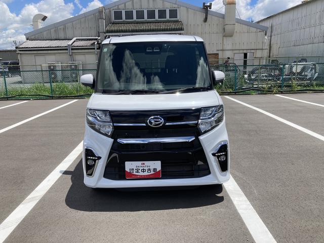 タントカスタムＲＳ１５インチアルミホイール　キーフリーシステム　プッシュボタンスタート　オートエアコン（プッシュ式）　フルＬＥＤヘッドランプ　オート格納式カラードドアミラー　本革巻ステアリングホイール（静岡県）の中古車