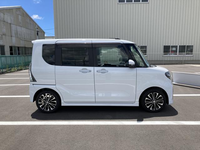 タントカスタムＲＳ１５インチアルミホイール　キーフリーシステム　プッシュボタンスタート　オートエアコン（プッシュ式）　フルＬＥＤヘッドランプ　オート格納式カラードドアミラー　本革巻ステアリングホイール（静岡県）の中古車