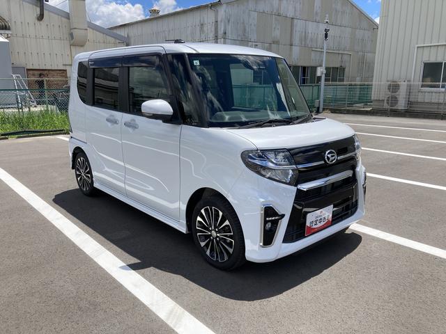 タントカスタムＲＳ１５インチアルミホイール　キーフリーシステム　プッシュボタンスタート　オートエアコン（プッシュ式）　フルＬＥＤヘッドランプ　オート格納式カラードドアミラー　本革巻ステアリングホイール（静岡県）の中古車