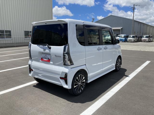 タントカスタムＲＳ１５インチアルミホイール　キーフリーシステム　プッシュボタンスタート　オートエアコン（プッシュ式）　フルＬＥＤヘッドランプ　オート格納式カラードドアミラー　本革巻ステアリングホイール（静岡県）の中古車