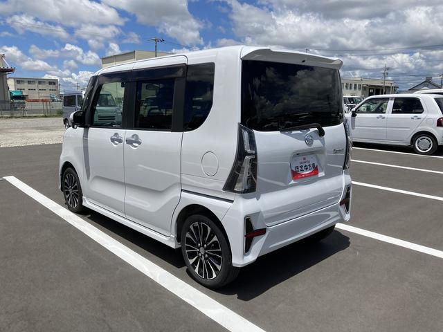 タントカスタムＲＳ１５インチアルミホイール　キーフリーシステム　プッシュボタンスタート　オートエアコン（プッシュ式）　フルＬＥＤヘッドランプ　オート格納式カラードドアミラー　本革巻ステアリングホイール（静岡県）の中古車