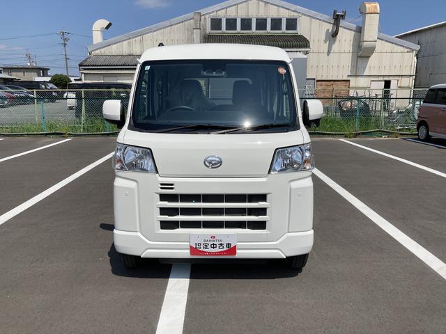 ハイゼットカーゴクルーズＣＶＴ　電動格納式カラードドアミラー　スーパーＵＶＩＲカットガラス（フロントウィンドウ）　１２インチフルホイールキャップ　撥水フルファヴリックシート表皮　大型ＬＥＤ荷室灯　キーフリーシステム（静岡県）の中古車