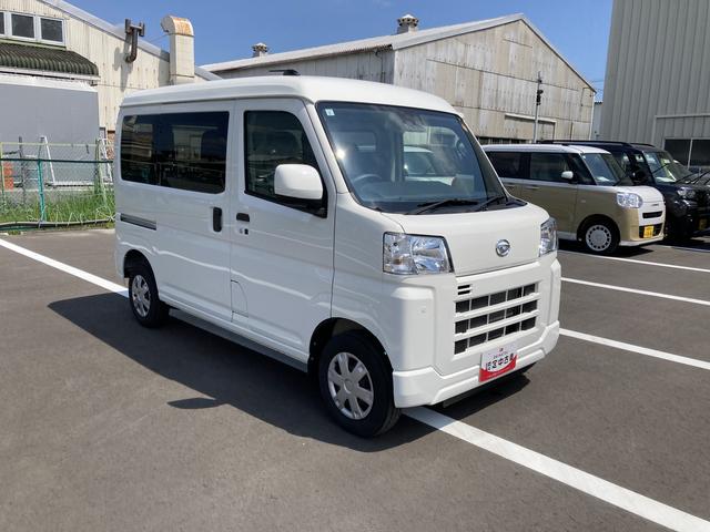 ハイゼットカーゴクルーズＣＶＴ　電動格納式カラードドアミラー　スーパーＵＶＩＲカットガラス（フロントウィンドウ）　１２インチフルホイールキャップ　撥水フルファヴリックシート表皮　大型ＬＥＤ荷室灯　キーフリーシステム（静岡県）の中古車