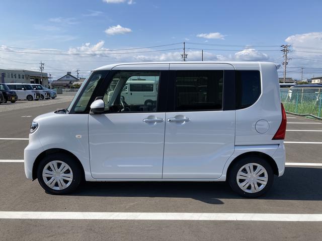 タントＸ１４インチフルホイールキャップ　フルＬＥＤヘッドランプ　オート格納式カラードドアミラー　左側パワースライドドア　ＴＦＴカラーマルチインフォメーションディスプレイ　フルファブリックシート（静岡県）の中古車