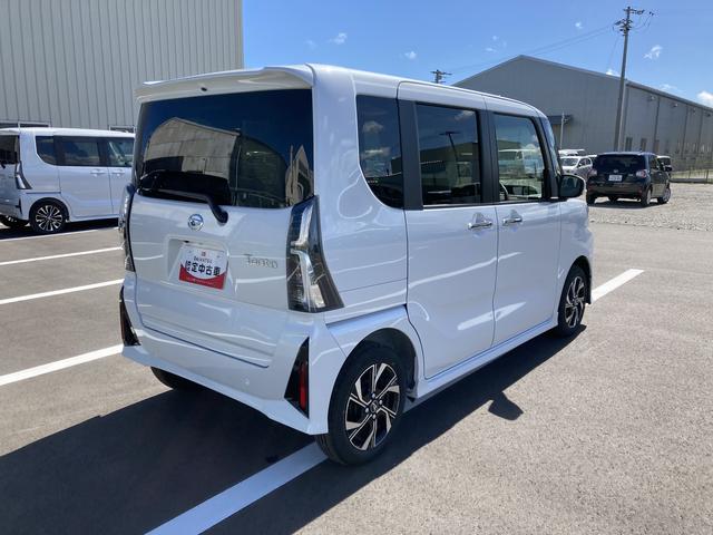 タントカスタムＸ１４インチアルミホイール　大型エアロバンパー　フルＬＥＤヘッドランプ　オート格納式カラードドアミラー　両側パワースライドドア　キーフリーシステム　プッシュボタンスタート（静岡県）の中古車