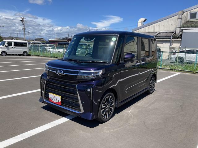 タントカスタムＲＳ１５インチアルミホイール　キーフリーシステム　プッシュボタンスタート　オートエアコン（プッシュ式）　フルＬＥＤヘッドランプ　オート格納式カラードドアミラー　本革巻ステアリングホイール（静岡県）の中古車