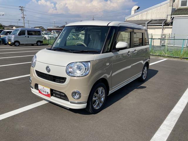 ムーヴキャンバスＧメイクアップＶＳ　ＳＡIII１４インチフルホイールキャップ　ＬＥＤヘッドランプ　キーフリーシステム　両側パワースライドドア　オートエアコン（プッシュ式）　オートライト　置きラクボックス（静岡県）の中古車