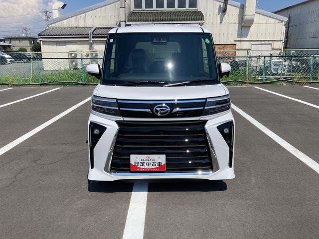 タントカスタムＸ１４インチアルミホイール　大型エアロバンパー　フルＬＥＤヘッドランプ　オート格納式カラードドアミラー　両側パワースライドドア　キーフリーシステム　プッシュボタンスタート（静岡県）の中古車