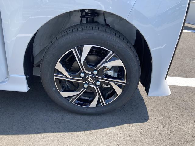 タントカスタムＸ１４インチアルミホイール　大型エアロバンパー　フルＬＥＤヘッドランプ　オート格納式カラードドアミラー　両側パワースライドドア　キーフリーシステム　プッシュボタンスタート（静岡県）の中古車