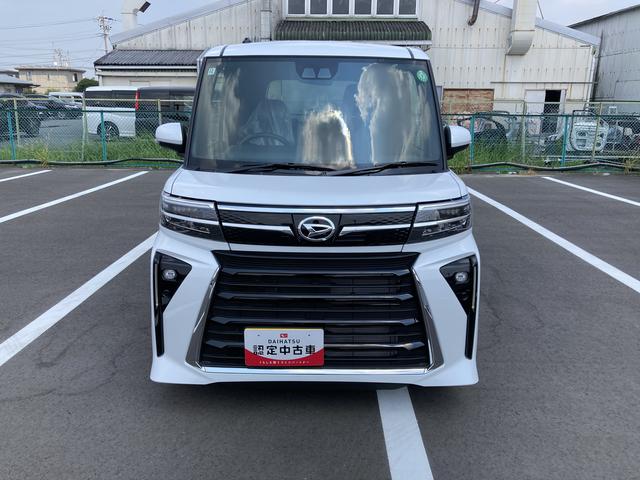 タントカスタムＸ１４インチアルミホイール　大型エアロバンパー　フルＬＥＤヘッドランプ　オート格納式カラードドアミラー　両側パワースライドドア　キーフリーシステム　プッシュボタンスタート（静岡県）の中古車