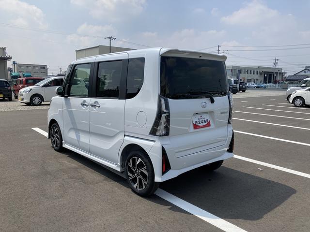 タントカスタムＸ１４インチアルミホイール　大型エアロバンパー　フルＬＥＤヘッドランプ　オート格納式カラードドアミラー　両側パワースライドドア　キーフリーシステム　プッシュボタンスタート（静岡県）の中古車