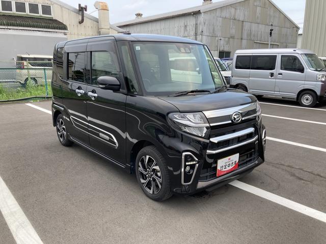 タントカスタムＸスタイルセレクション１４インチアルミホイール　大型エアロバンパー　フルＬＥＤヘッドランプ　オート格納式カラードドアミラー　両側パワースライドドア　ＴＦＴカラーマルチインフォメーションディスプレイ（静岡県）の中古車