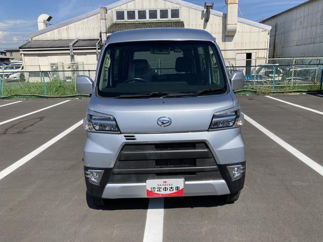 ハイゼットカーゴクルーズＳＡIIIＭＴ　４ＷＤ　オーバーヘッドシェルフ　１２インチフルホイールキャップ　撥水フルファヴリックシート表皮　キーレスエントリー　マニュアルエアコン（静岡県）の中古車
