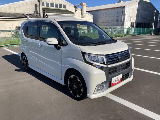 ムーヴカスタム　ＲＳ　ハイパーＳＡIIＬＥＤヘッドライト　１５インチアルミホイール　キーフリーシステム　チルトステアリング　ＵＶカットガラス　運転席シートリフター　プッシボタンスタート（静岡県）の中古車