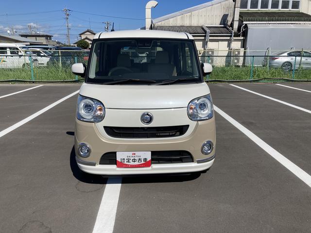 ムーヴキャンバスＧメイクアップリミテッド　ＳＡIII１４インチフルホイールキャップ　ＬＥＤヘッドランプ　キーフリーシステム　両側パワースライドドア　オートエアコン（プッシュ式）　オートライト　置きラクボックス（静岡県）の中古車