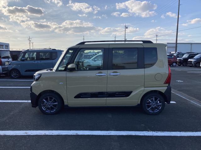 タントファンクロス　ナビ付ナビ付　１４インチアルミホイール　大型エアロバンパー　フルＬＥＤヘッドランプ　オート格納式カラードドアミラー　両側パワースライドドア　キーフリーシステム　プッシュボタンスタート（静岡県）の中古車