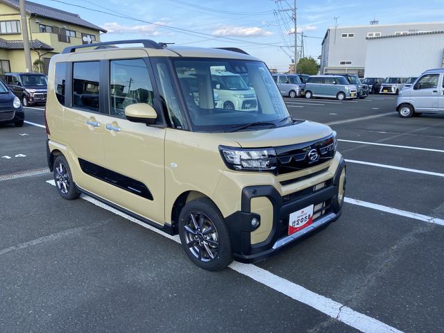 タントファンクロス　ナビ付ナビ付　１４インチアルミホイール　大型エアロバンパー　フルＬＥＤヘッドランプ　オート格納式カラードドアミラー　両側パワースライドドア　キーフリーシステム　プッシュボタンスタート（静岡県）の中古車