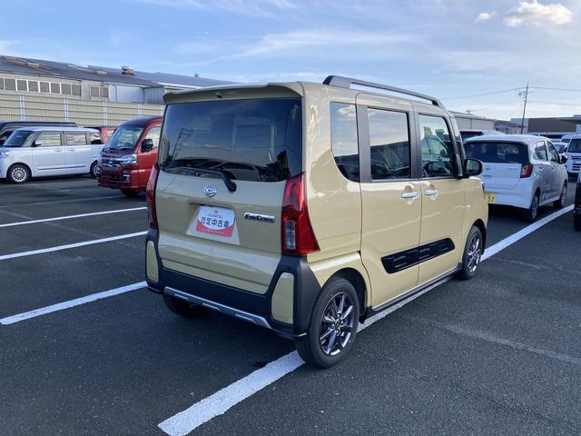 タントファンクロス　ナビ付ナビ付　１４インチアルミホイール　大型エアロバンパー　フルＬＥＤヘッドランプ　オート格納式カラードドアミラー　両側パワースライドドア　キーフリーシステム　プッシュボタンスタート（静岡県）の中古車