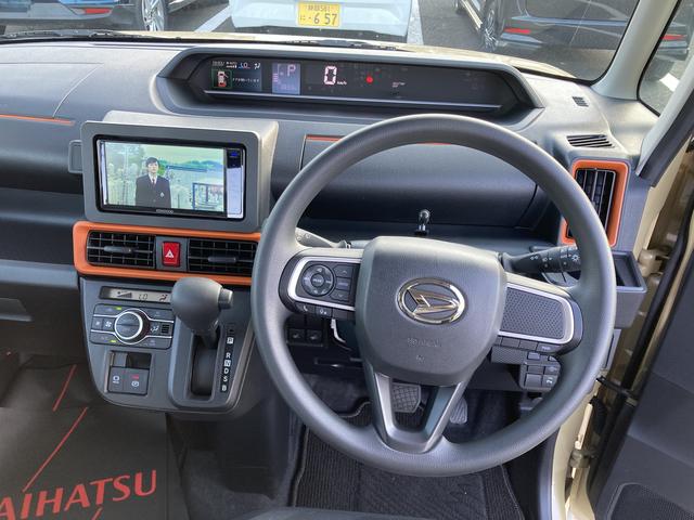 タントファンクロス　ナビ付ナビ付　１４インチアルミホイール　大型エアロバンパー　フルＬＥＤヘッドランプ　オート格納式カラードドアミラー　両側パワースライドドア　キーフリーシステム　プッシュボタンスタート（静岡県）の中古車