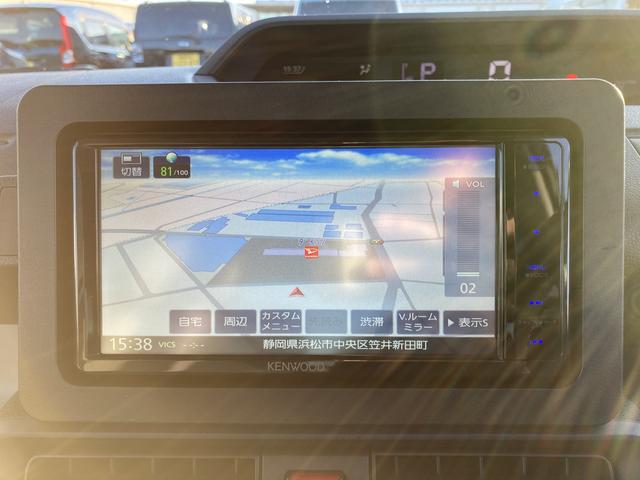 タントＸ　ナビ付ナビ　１４インチフルホイールキャップ　フルＬＥＤヘッドランプ　オート格納式カラードドアミラー　左側パワースライドドア　ＴＦＴカラーマルチインフォメーションディスプレイ　フルファブリックシート（静岡県）の中古車