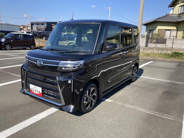 タントカスタムＸ　ナビ付ナビ　１４インチアルミホイール　大型エアロバンパー　フルＬＥＤヘッドランプ　オート格納式カラードドアミラー　両側パワースライドドア　キーフリーシステム　プッシュボタンスタート（静岡県）の中古車