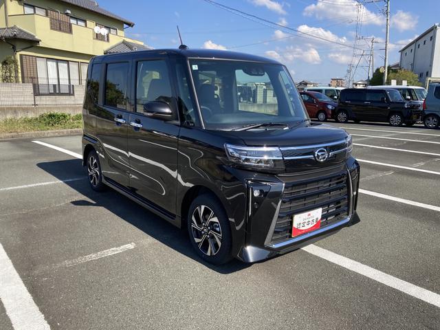 タントカスタムＸ　ナビ付ナビ　１４インチアルミホイール　大型エアロバンパー　フルＬＥＤヘッドランプ　オート格納式カラードドアミラー　両側パワースライドドア　キーフリーシステム　プッシュボタンスタート（静岡県）の中古車