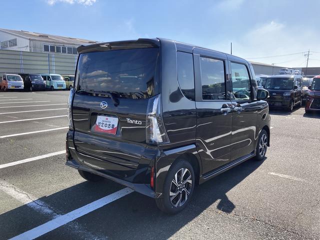 タントカスタムＸ　ナビ付ナビ　１４インチアルミホイール　大型エアロバンパー　フルＬＥＤヘッドランプ　オート格納式カラードドアミラー　両側パワースライドドア　キーフリーシステム　プッシュボタンスタート（静岡県）の中古車