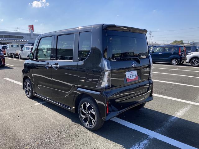 タントカスタムＸ　ナビ付ナビ　１４インチアルミホイール　大型エアロバンパー　フルＬＥＤヘッドランプ　オート格納式カラードドアミラー　両側パワースライドドア　キーフリーシステム　プッシュボタンスタート（静岡県）の中古車