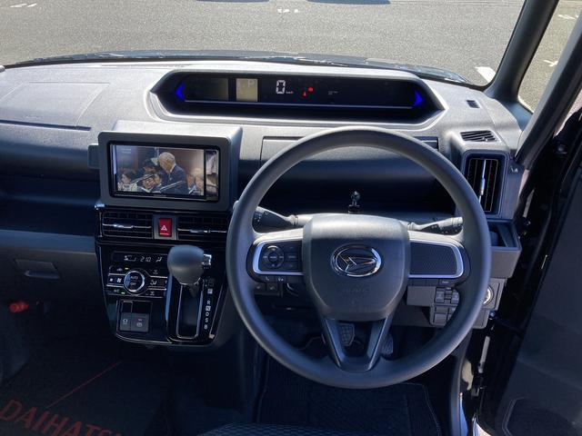 タントカスタムＸ　ナビ付ナビ　１４インチアルミホイール　大型エアロバンパー　フルＬＥＤヘッドランプ　オート格納式カラードドアミラー　両側パワースライドドア　キーフリーシステム　プッシュボタンスタート（静岡県）の中古車